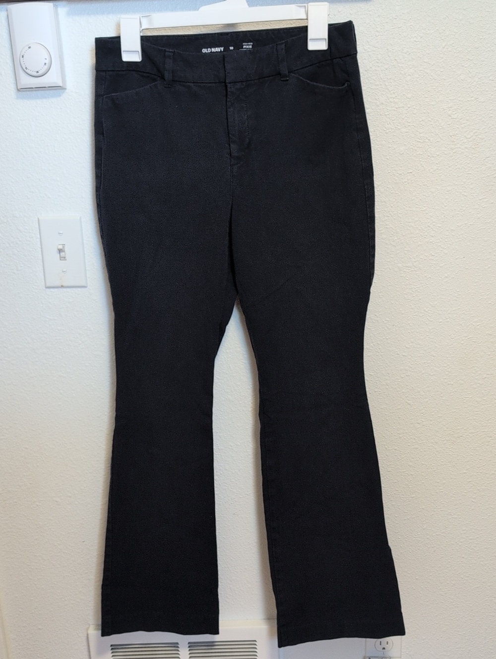 Old Navy High Rise Pixie Flare Navy Blue Women's Pants